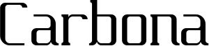 Carbona Font