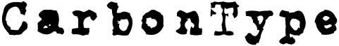 CarbonType Font