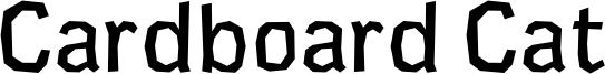 CardboardCat-Regular.otf