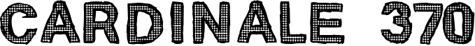 Cardinale 370 Font