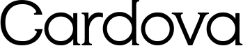 Cardova Font