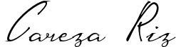 Careza Riz Font