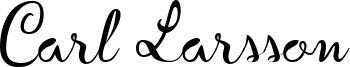 Carl Larsson Font