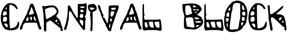 Carnival Block Font