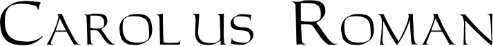 Carolus Roman Font