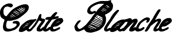 Carte Blanche Font