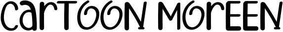 Cartoon Moreen Font