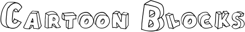 Cartoon Blocks Font