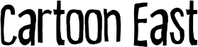 Cartoon East Font