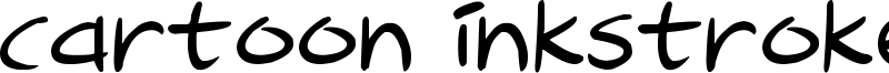 Cartoon Inkstrokes Font