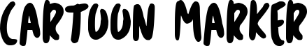 Cartoon Marker Font