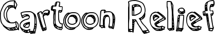 Cartoon Relief Font