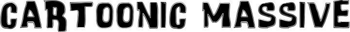 Cartoonic Massive Font