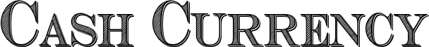 Cash Currency Font