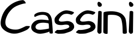 Cassini Font