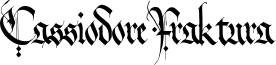Cassiodore Fraktura Font