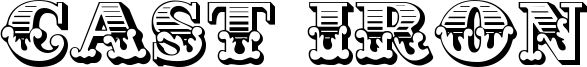 Cast Iron Font