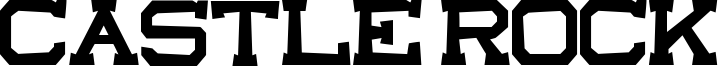 Castle Rock Font