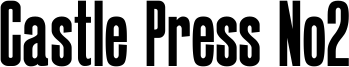 Castle Press No2 Font
