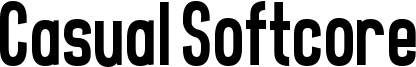 Casual Softcore Font
