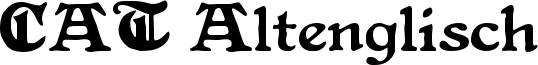 CAT Altenglisch Font
