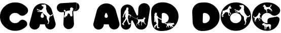 Cat And Dog Font