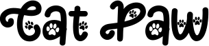 Cat Paw Font