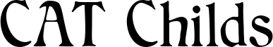 CAT Childs Font