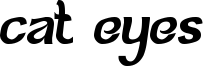 Cat Eyes Font