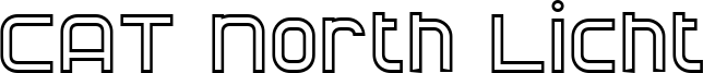 CAT North Licht Font