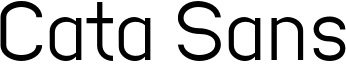 Cata Sans Font