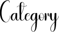 Category Font