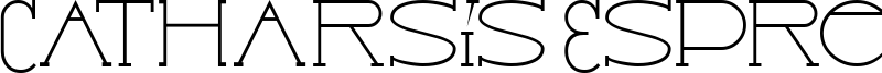 Catharsis Espresso Font