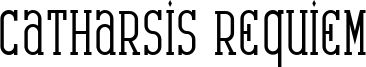Catharsis Requiem Font