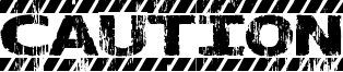 Caution Font
