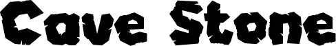 Cave Stone Font