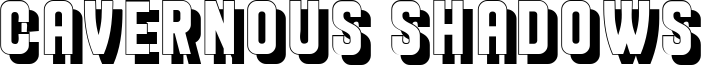 Cavernous Shadows Font