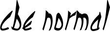 cbeNormal_b_i.ttf