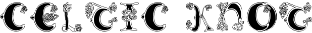 Celtic Knot Font