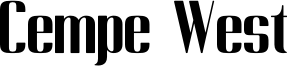 Cempe west.otf