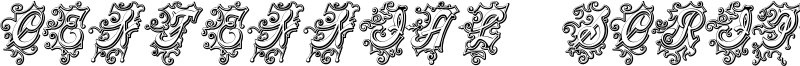 Centennial Script Fancy Three Font