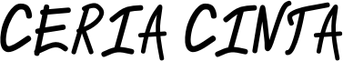 Ceria Cinta Font