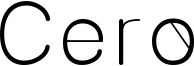 Cero Font