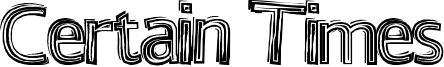 Certain Times Font