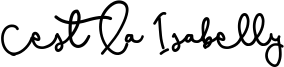 Cest La Isabelly Font