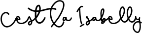 CestLaIsabelly.otf