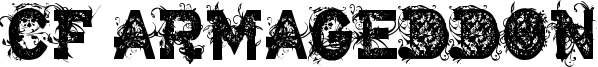 CF Armageddon Font