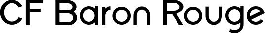 CF Baron Rouge Font