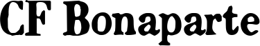 CF Bonaparte Font