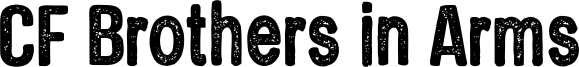 CF Brothers in Arms Font